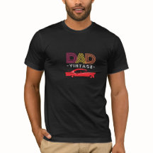DAD Vintage Car T-Shirt – Retro Ride Style for Coo