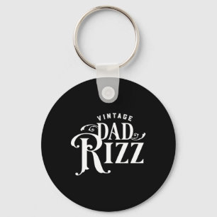 Dad Vintage Rizz For Fathers Day  Keychain