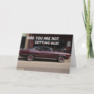 **DAD** VOUS DEVEZ UNE CARTE D'ANNIVERSAIRE CLASSI