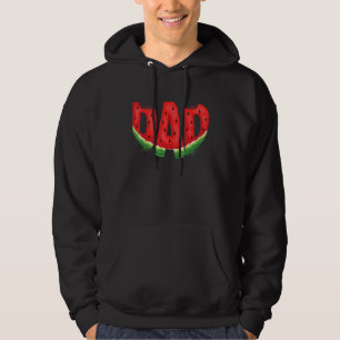 Dad Watermelon Summer Fruit Family Matching Birthd Hoodie