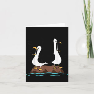 Dad Wheres Mom Funny Dad Seagull Fathers Day Humou Card
