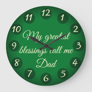 Dad wide clock
