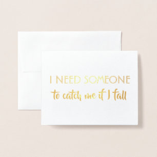 Dad Will You Be A Part of Our Wedding Day Foil Card