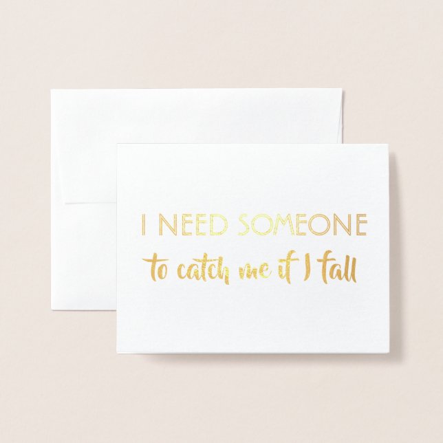 Dad Will You Be A Part of Our Wedding Day Foil Card (Front With Envelope)