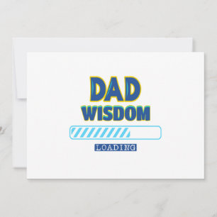 Dad Wisdom Loading Holiday Card