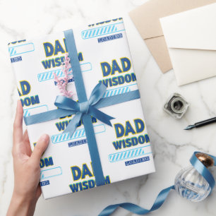 Dad Wisdom Loading Wrapping Paper