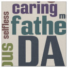 Dad Word Cloud Text Father's Day Typography