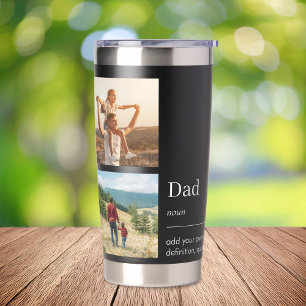 Dad Word Definition 4 Photo Insulated Tumbler