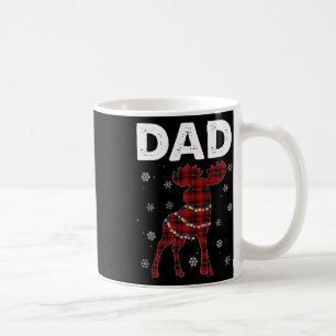 Dad X-mas Moose Santa Family Matching Pyjamas Coffee Mug