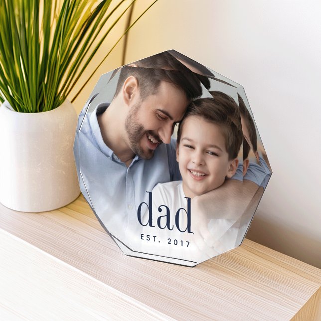Dad Year Established Photo Block (Creator Uploaded)