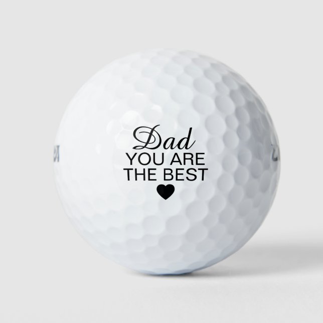 Dad | You are The Best Golf Balls (Front)