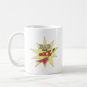 Dad You Rock Coffee Mug