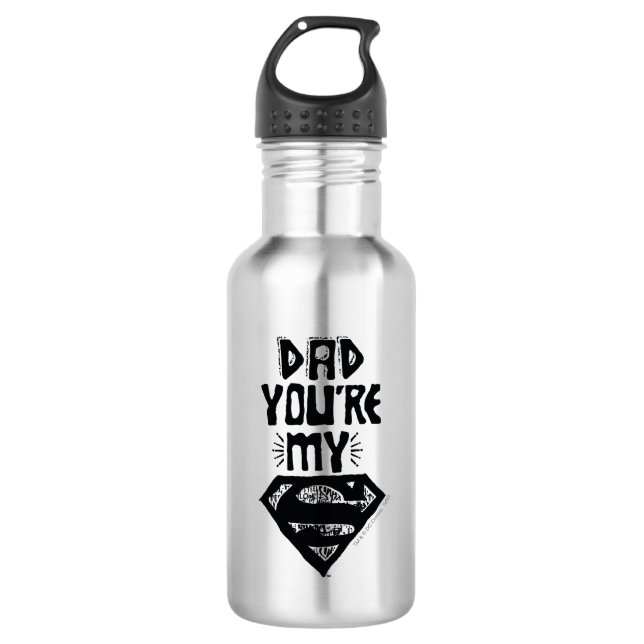 Dad You're My Superman 532 Ml Water Bottle (Front)