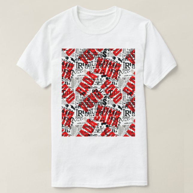 DADA ART POSTER DESIGN BY THEO VAN DOESBURG T-Shirt (Design Front)
