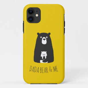 DADA BEAR & ME   Dad Kids Daughter Son Dada Bear Case-Mate iPhone Case