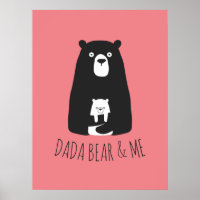 DADA BEAR & ME | Dad Kids Daughter Son Dada Bear P