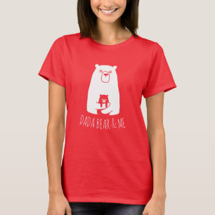 DADA BEAR & ME   Dad Kids Daughter Son Dada Bear T T-Shirt