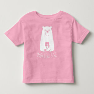 DADA BEAR & ME   Dad Kids Daughter Son Dada Bear Toddler T-shirt