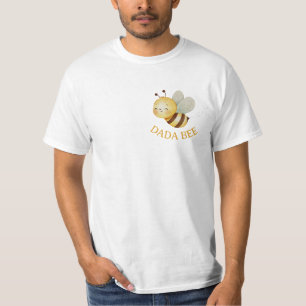 Dada Bee Watercolor First Birthday Dad Shirt
