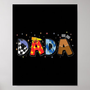 Dada Cars Mom Mother’s Day Birthday Lover Poster