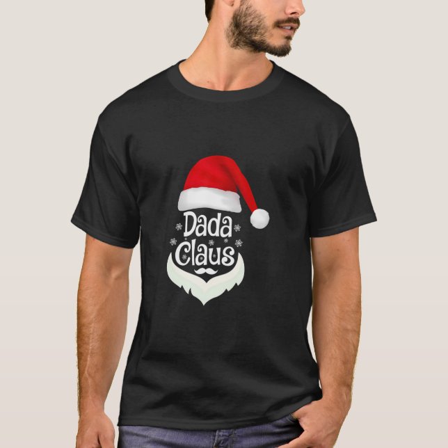 Dada Claus Christmas T-Shirt Pyjamas Santa Costume (Front)