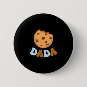Dada Cookies Milk Sweet One 1st Birthday Family Ma 2 Inch Round Button