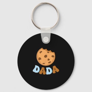 Dada Cookies Milk Sweet One 1st Birthday Family Ma Keychain