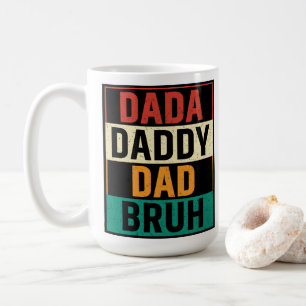Dada Daddy Dad Bruh Funny retro Father's Day Coffee Mug