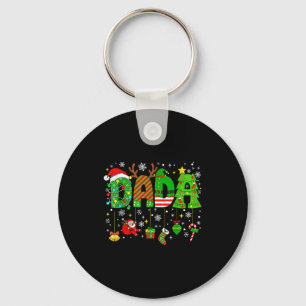 Dada Matching Funny Christmas Family Couple Xmas S Keychain