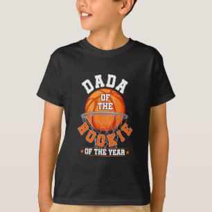 Dada Of Rookie 1st Birthday Sketll Family Matching T-Shirt