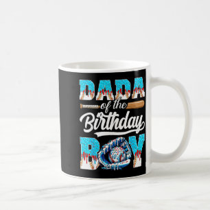 Dada of the birthday boy baseball ice cream drip coffee mug