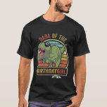 Dada of the Birthday Girl Matching Family Dinosaur T-Shirt<br><div class="desc">Dada of the Birthday Girl Matching Family Dinosaur</div>