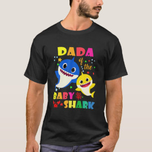 Dada Of The Birthday Shark Dad, Mom Matching Famil T-Shirt