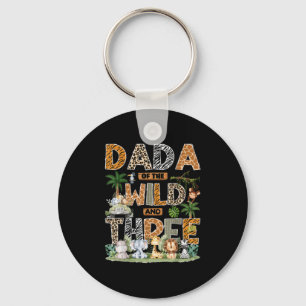 Dada Of The Wild & Three Zoo 3rd Birthday Safa Keychain