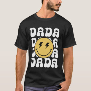 Dada One Happy Dude Birthday Theme Family Matching T-Shirt