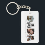 Dada Photo Collage Keychain for Father's day<br><div class="desc">This is an acrylic keychain with a photo collage that spells out the word DADA along with a custom message. This is the perfect gift for dad for father’s day,  his birthday or Christmas.</div>