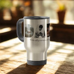 Dada Photo Collage Travel Mug for Father's day<br><div class="desc">This is a travel mug with a photo collage that spells out the word DADA along with a custom message. This is the perfect gift for dad for father’s day,  his birthday or Christmas.</div>