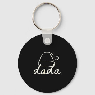 Dada Santa Claus First Family Christmas Matching P Keychain