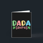 Dada Saurus Kids Dinosaur Birthday Party Family Ma Card<br><div class="desc">Dada Saurus Kids Dinosaur Birthday Party Family Matching</div>