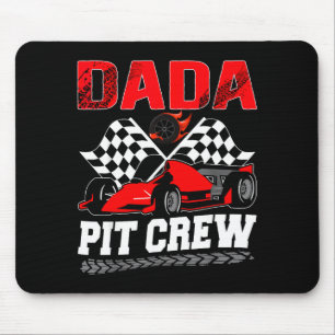 Dada T Crew Racing Family Race Car Birthday Boy  Mouse Pad