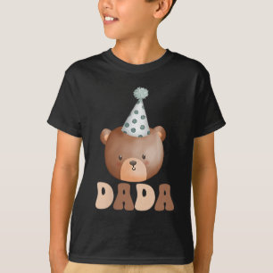 Dada Teddy Bear 1st Birthday Boy Girl Family Match T-Shirt