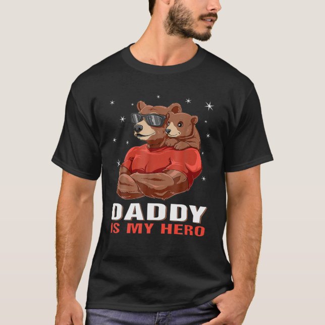 Dadabear Bear Dad And Baby Father's Day Daddy Is M T-Shirt (Front)