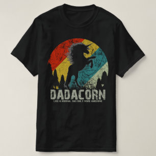 dadacorn daddy unicorn father's day T-Shirt
