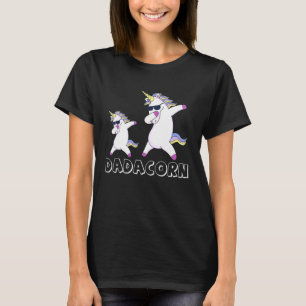 Dadacorn - Magical Rainbow Unicorn Horse Family Da T-Shirt