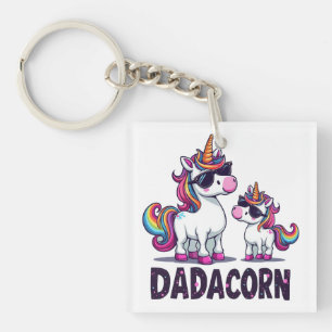 Dadacorn - The Magical Unicorn Dad Keychain