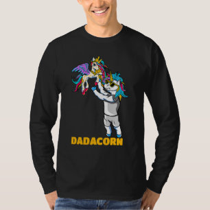 Dadacorn Unicorn Dad For A Family Daddy Fathers Da T-Shirt