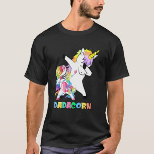 Dadacorn Unicorn Daddy Boys Girls Toddle T-Shirt
