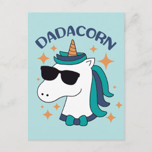 Dadacorn With Sunglasses Postcard