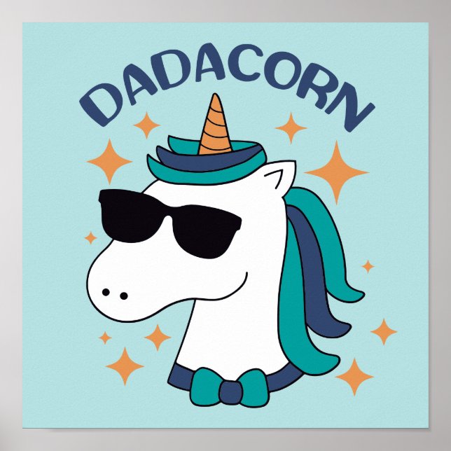 Dadacorn With Sunglasses Poster (Front)