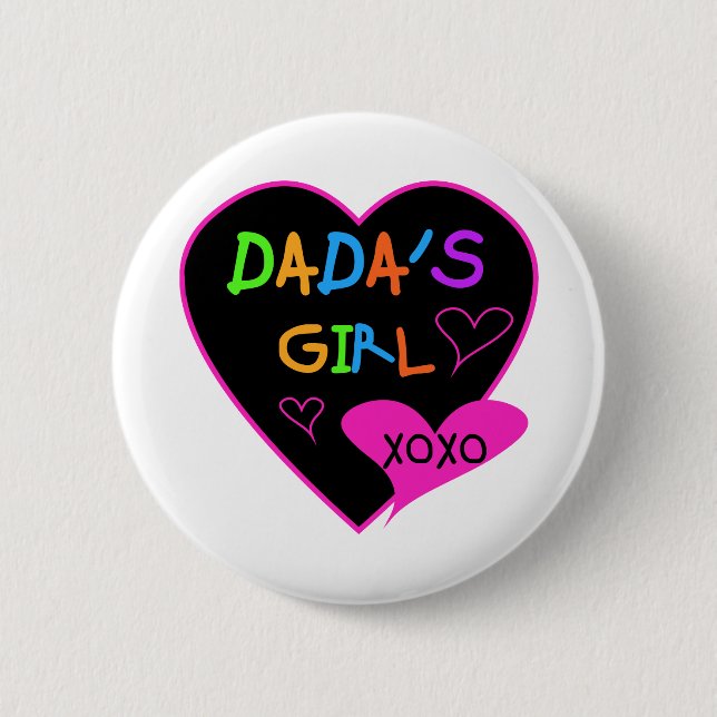 Dada's Girl T-Shirt, Mug, Button, Magnet, More 2 Inch Round Button (Front)